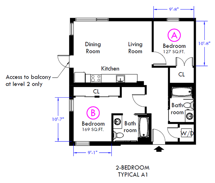 2-Bedroom Typical A1