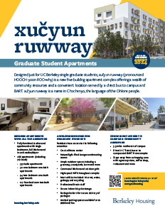 xučyun ruwway Graduate Student Apartments Flyer