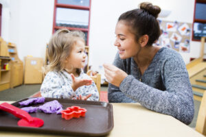Caregiver and child; Child care at UC Berkeley