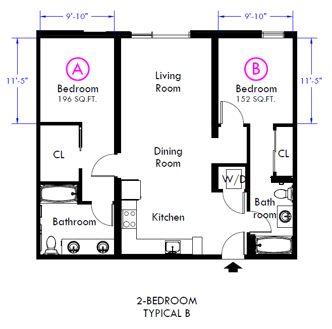 2-Bedroom Typical B