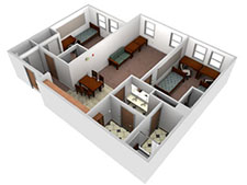 Suite in Channing Bowditch, Side View 4